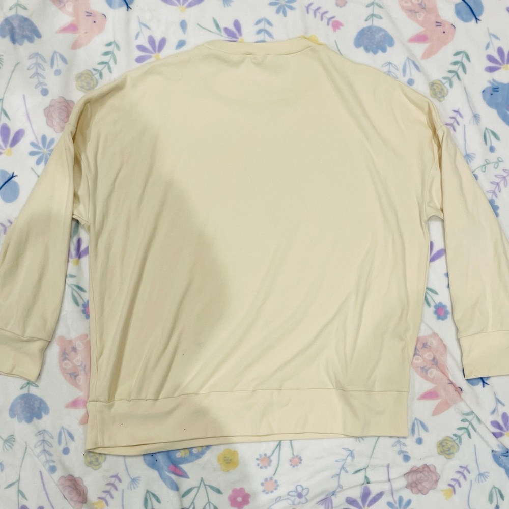 Cream colored sweater size- XL